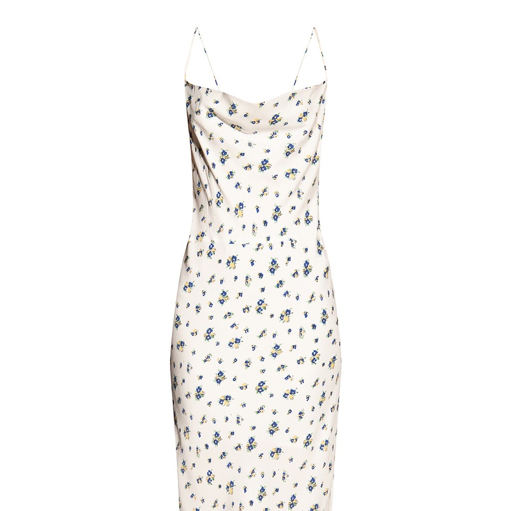 Floral White Mini Dress